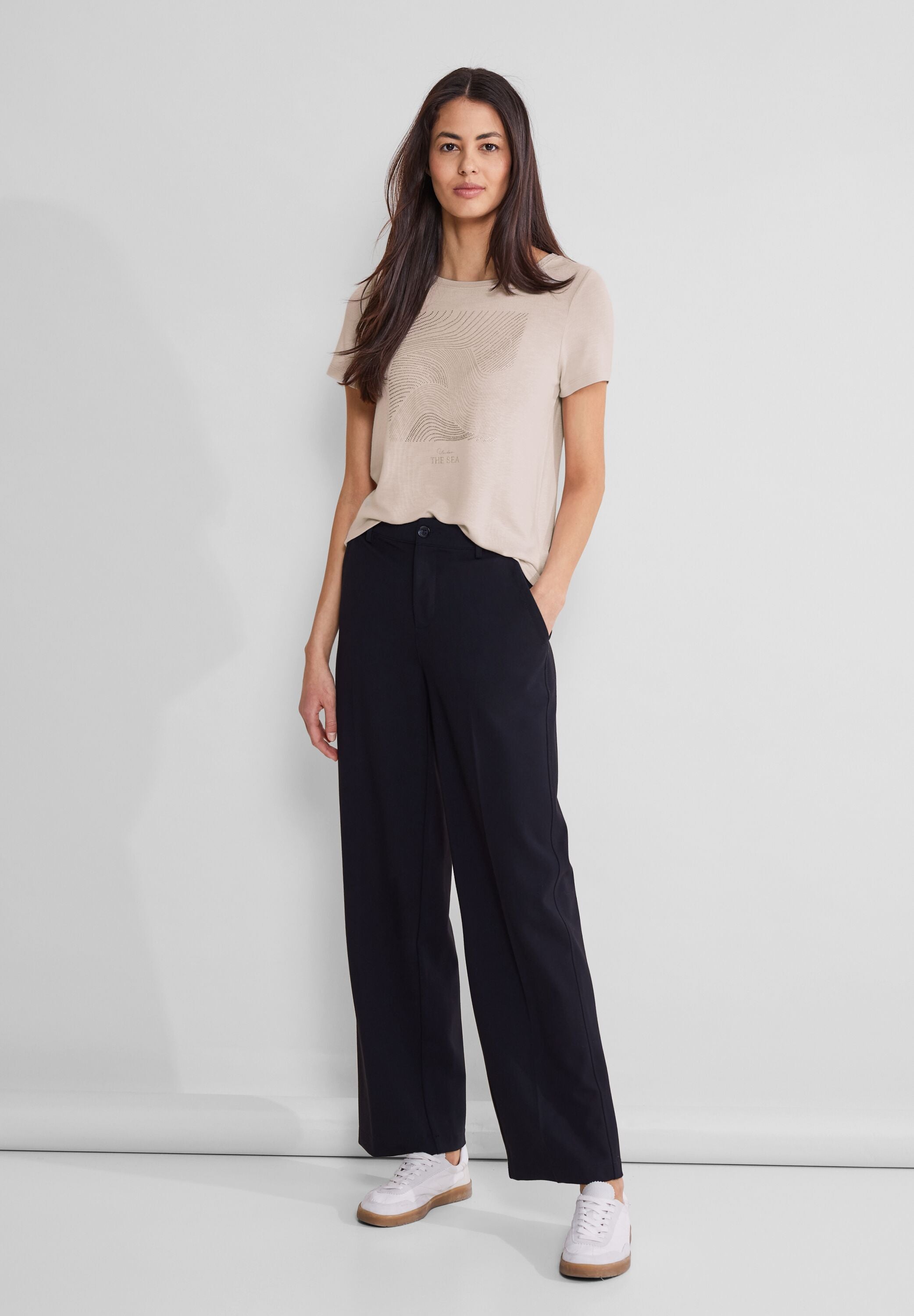 Steinchen Print Shirt