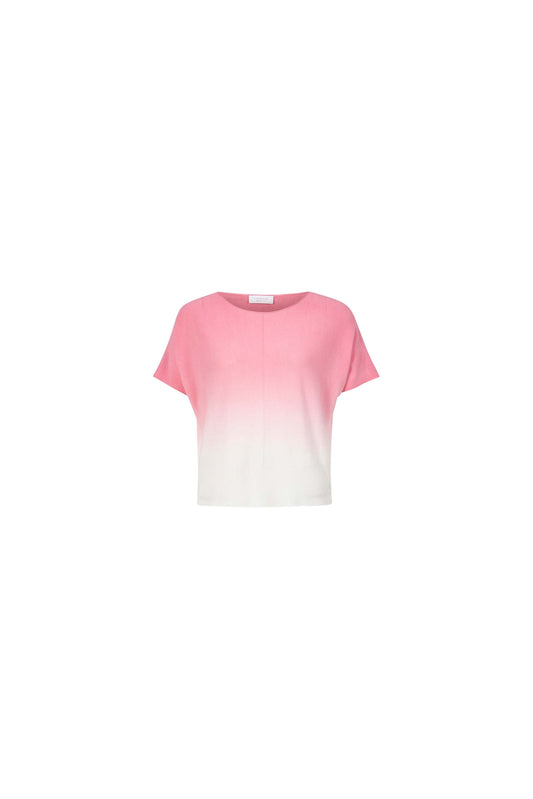 Short sleeve dip-dye