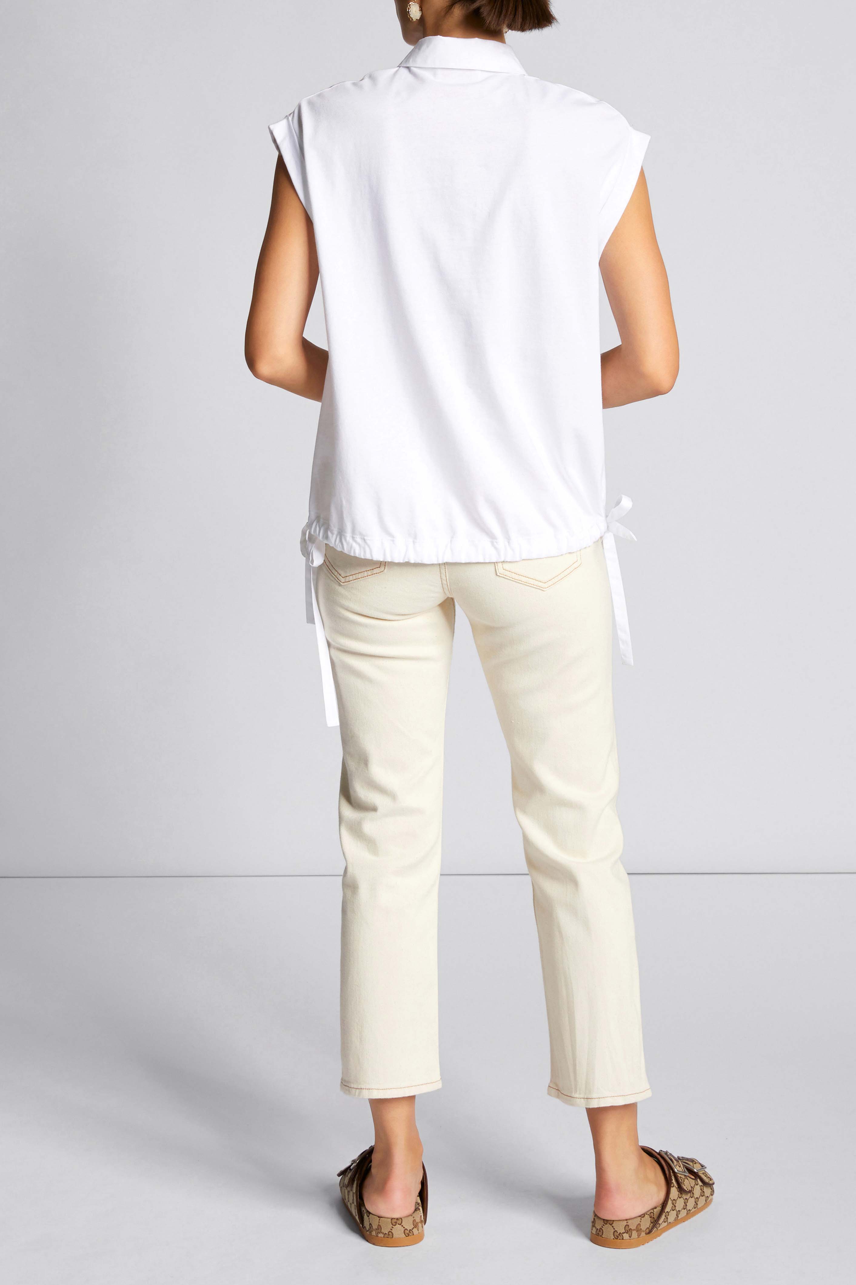 blouse with bow detail