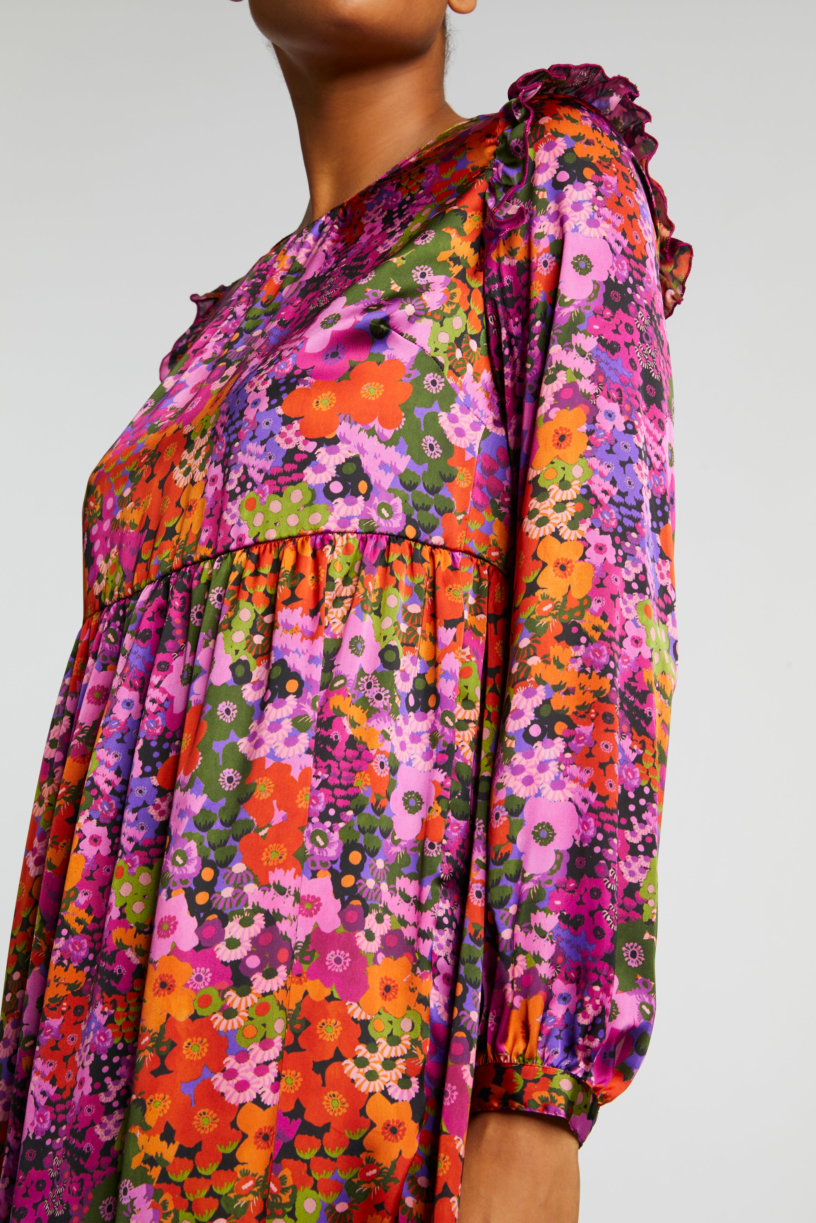 printed maxi dress ecovero