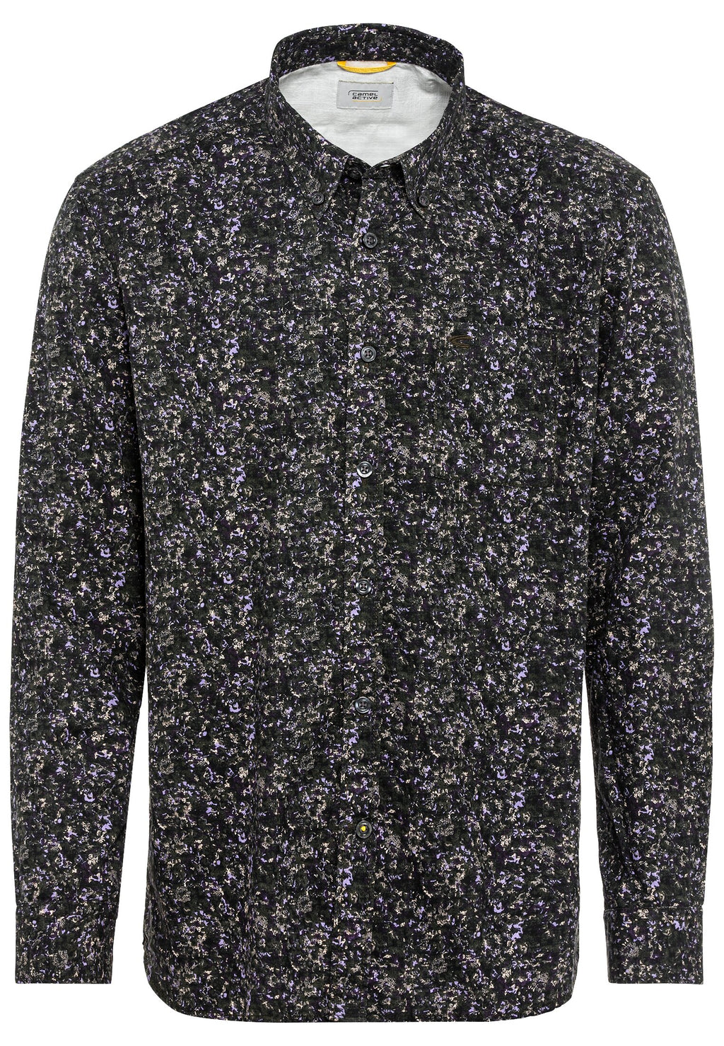 Langarm Hemd mit Allover-Print