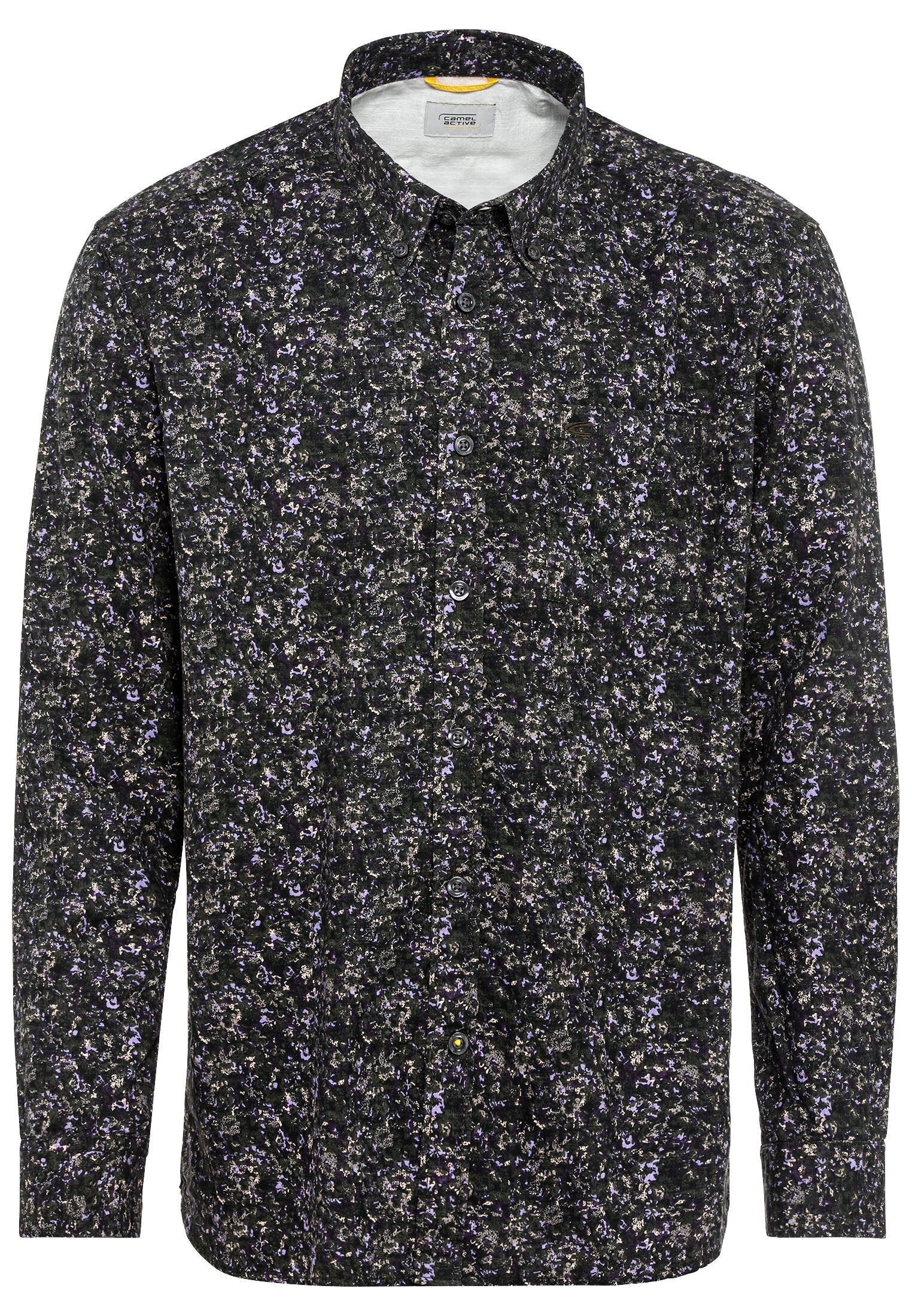 Langarm Hemd mit Allover-Print