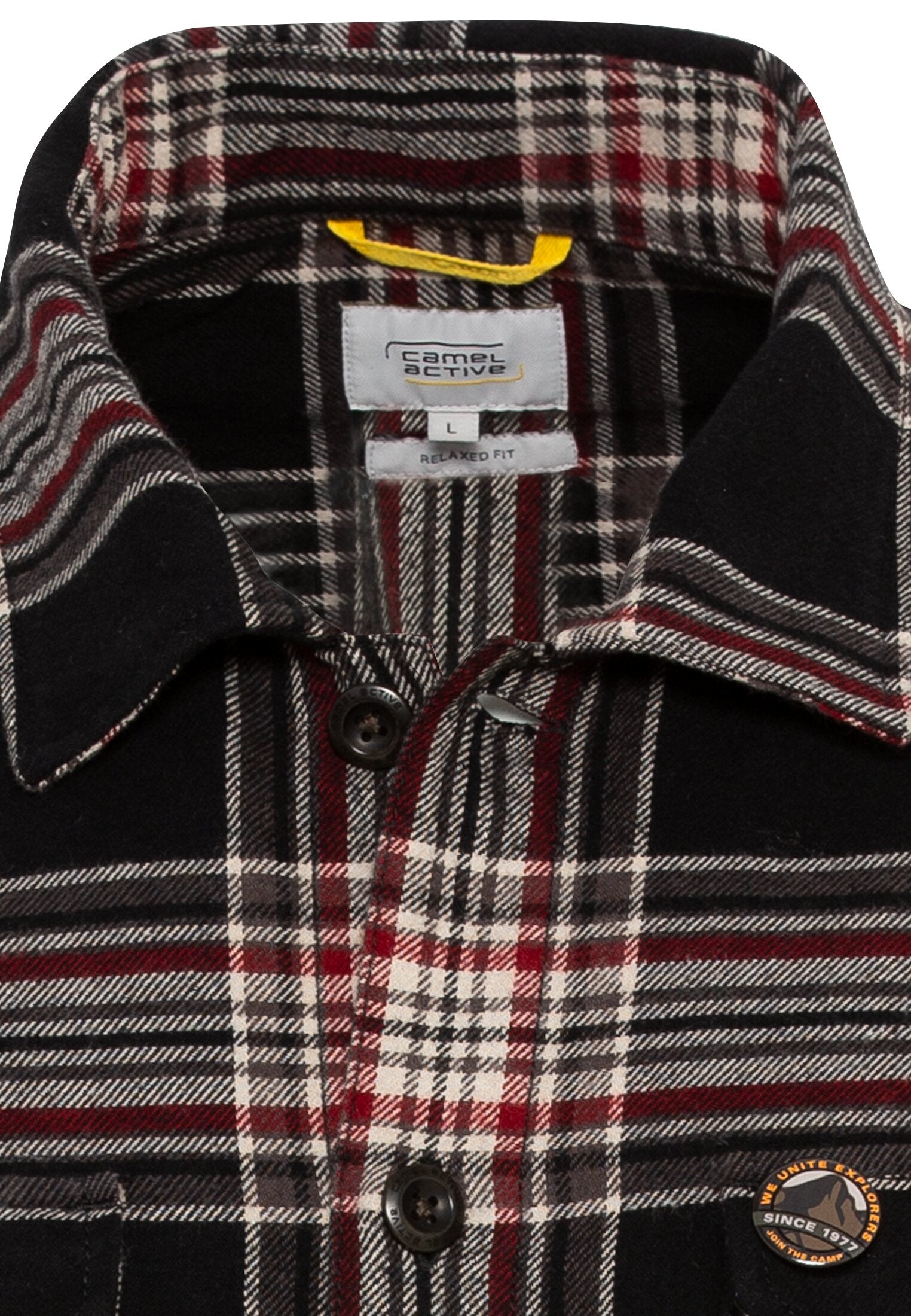 Flanell Overshirt im Karomuster