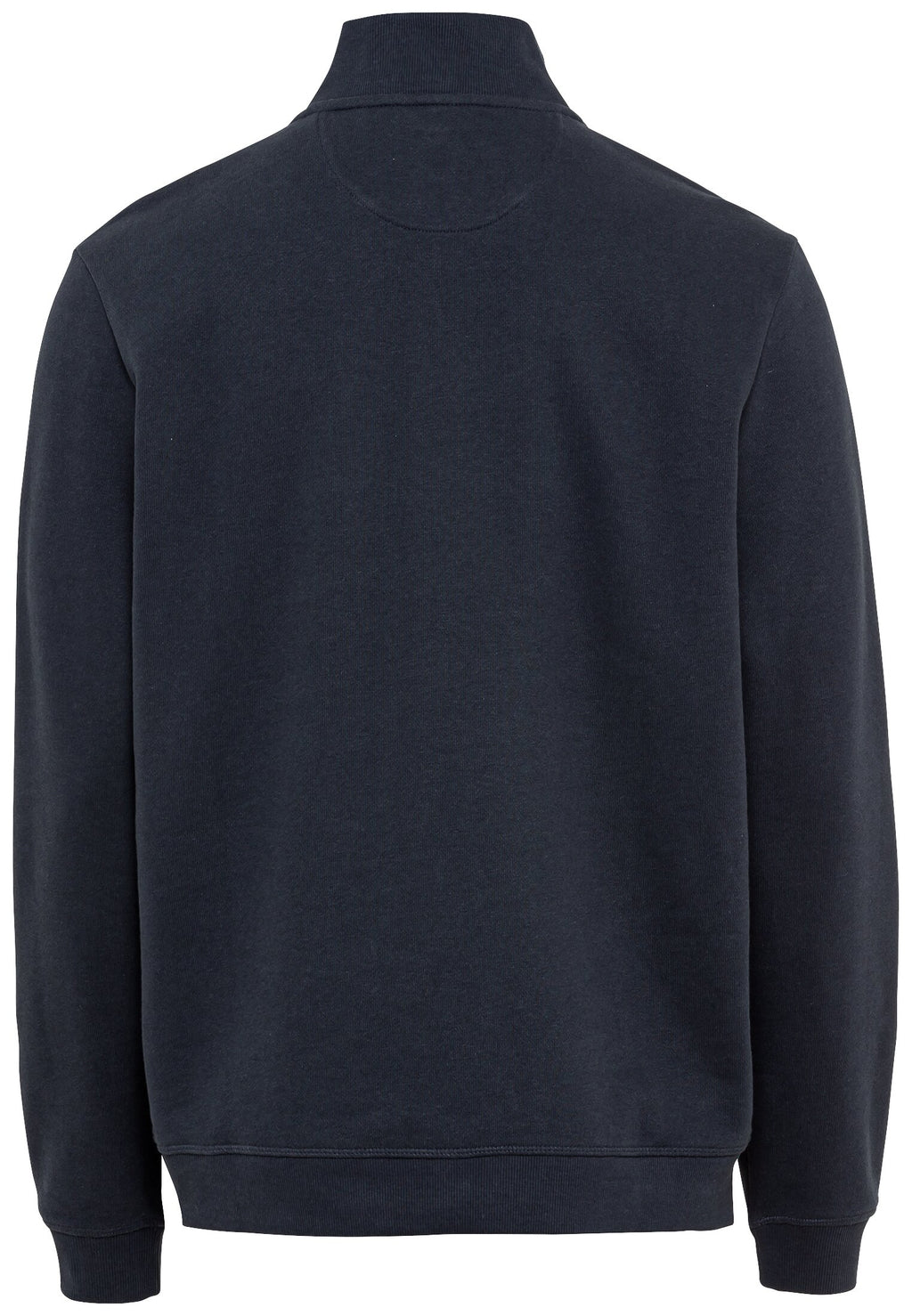 Meliertes Sweatshirt mit Stehkragen