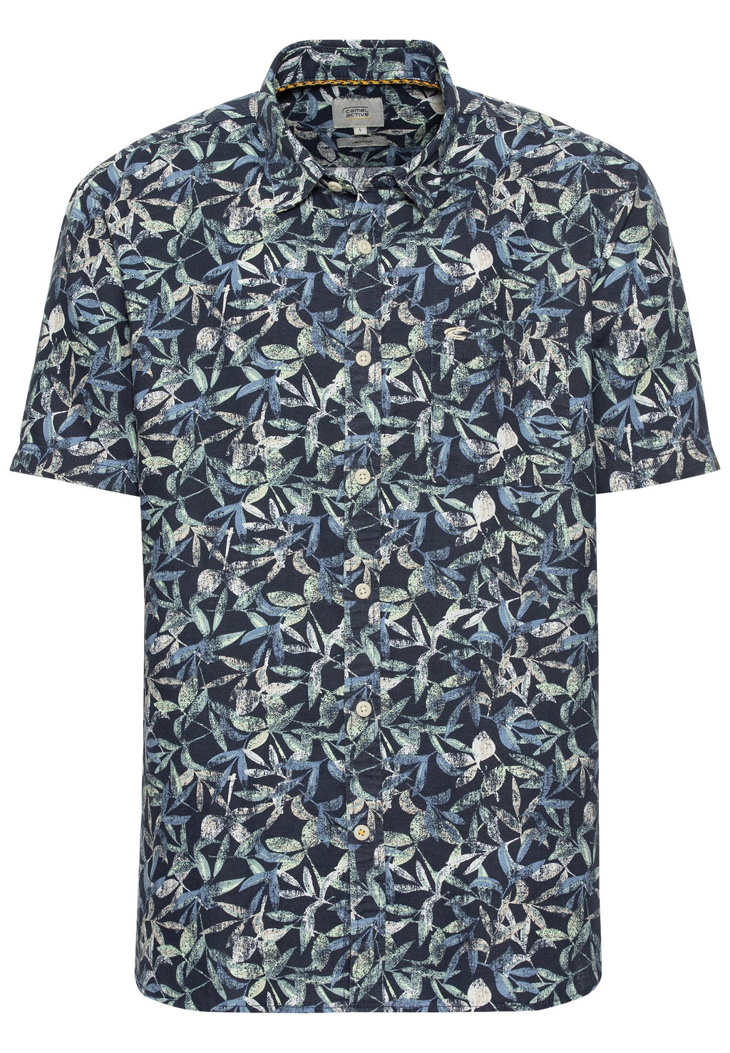 Kurzarmhemd mit Allover-Print