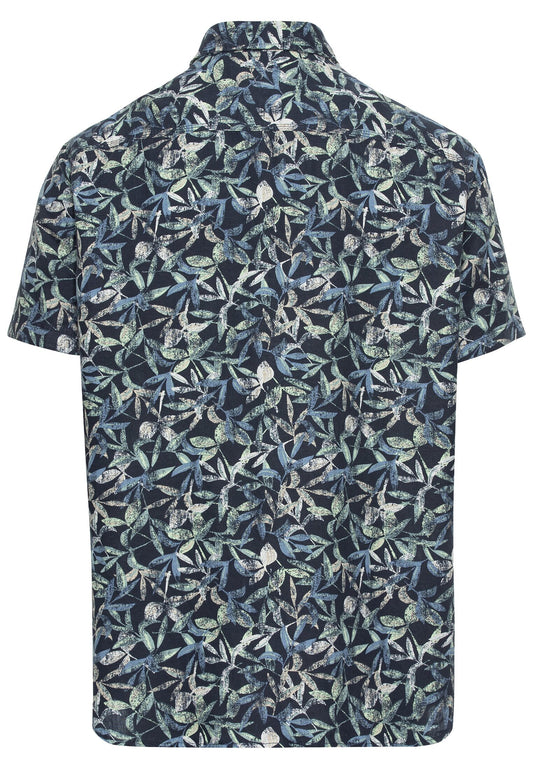 Kurzarmhemd mit Allover-Print