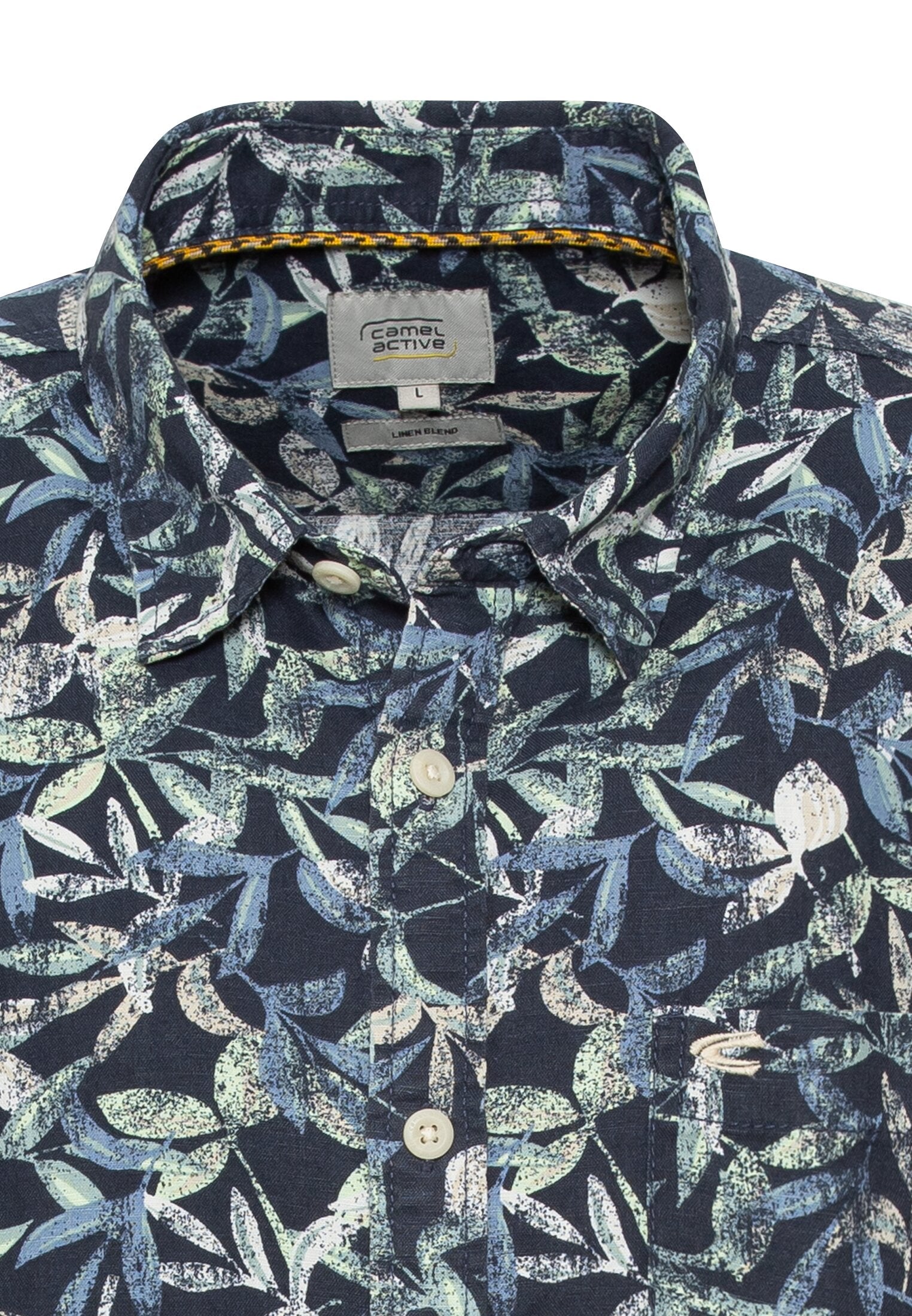 Kurzarmhemd mit Allover-Print