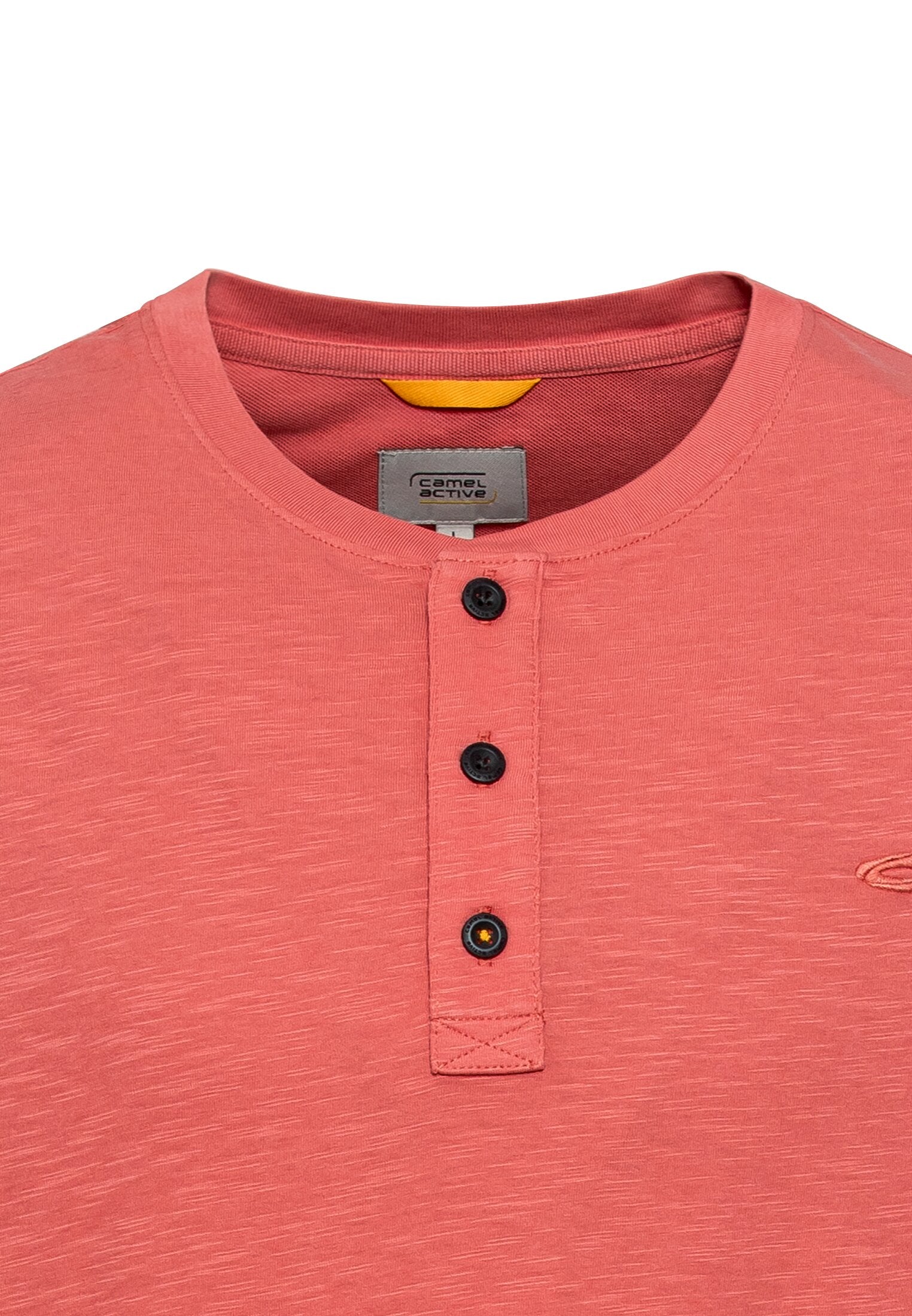 Henley-Shirt aus zertifiziertem Organic Cotton