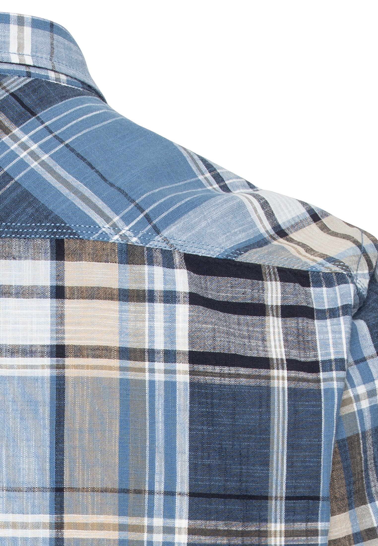 Kurzarmhemd mit Karomuster