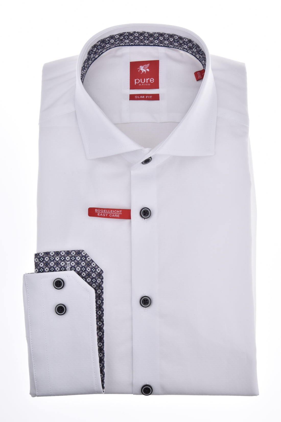 PURE- City Hemd slim fit Langarm