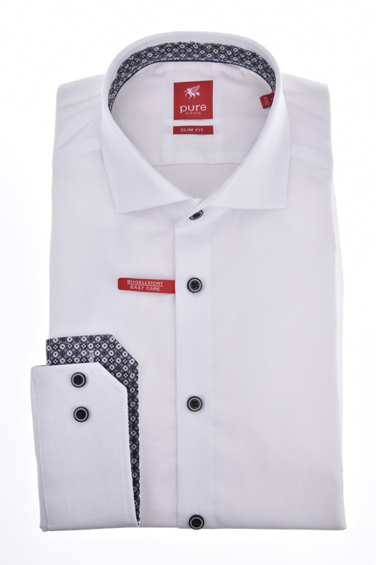 PURE- City Hemd slim fit Langarm