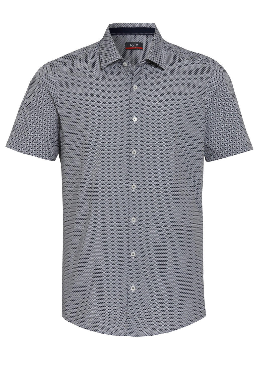 PURE- City Hemd slim fit Halbarm