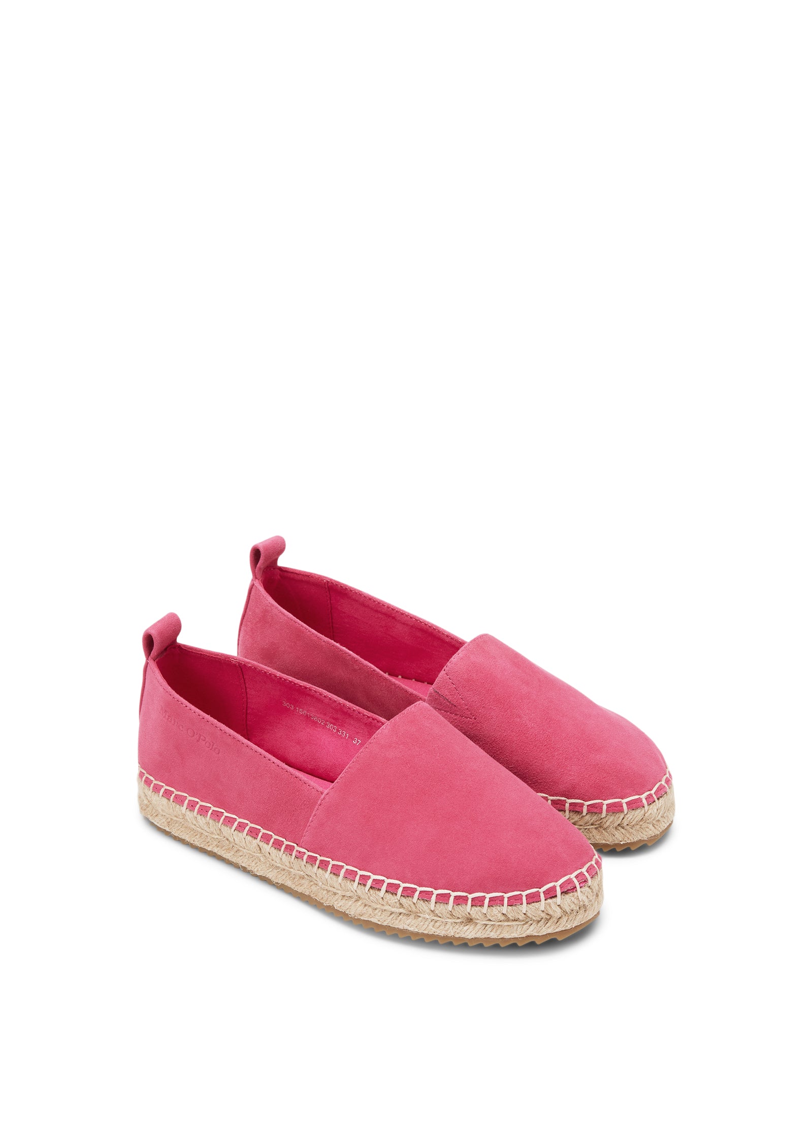 Leder-Espadrilles