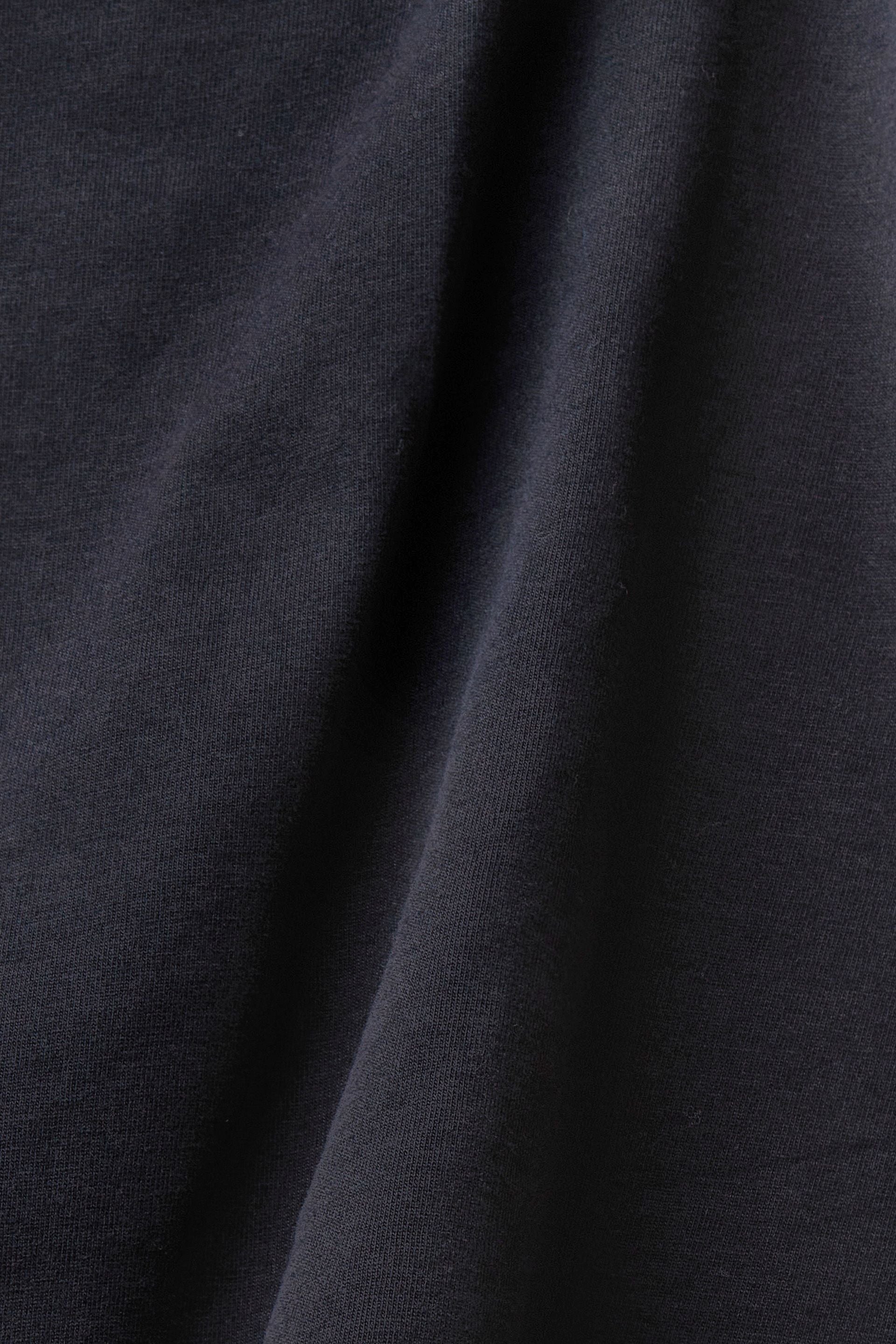 Longsleeve mit V-Ausschnitt und Knöpfen