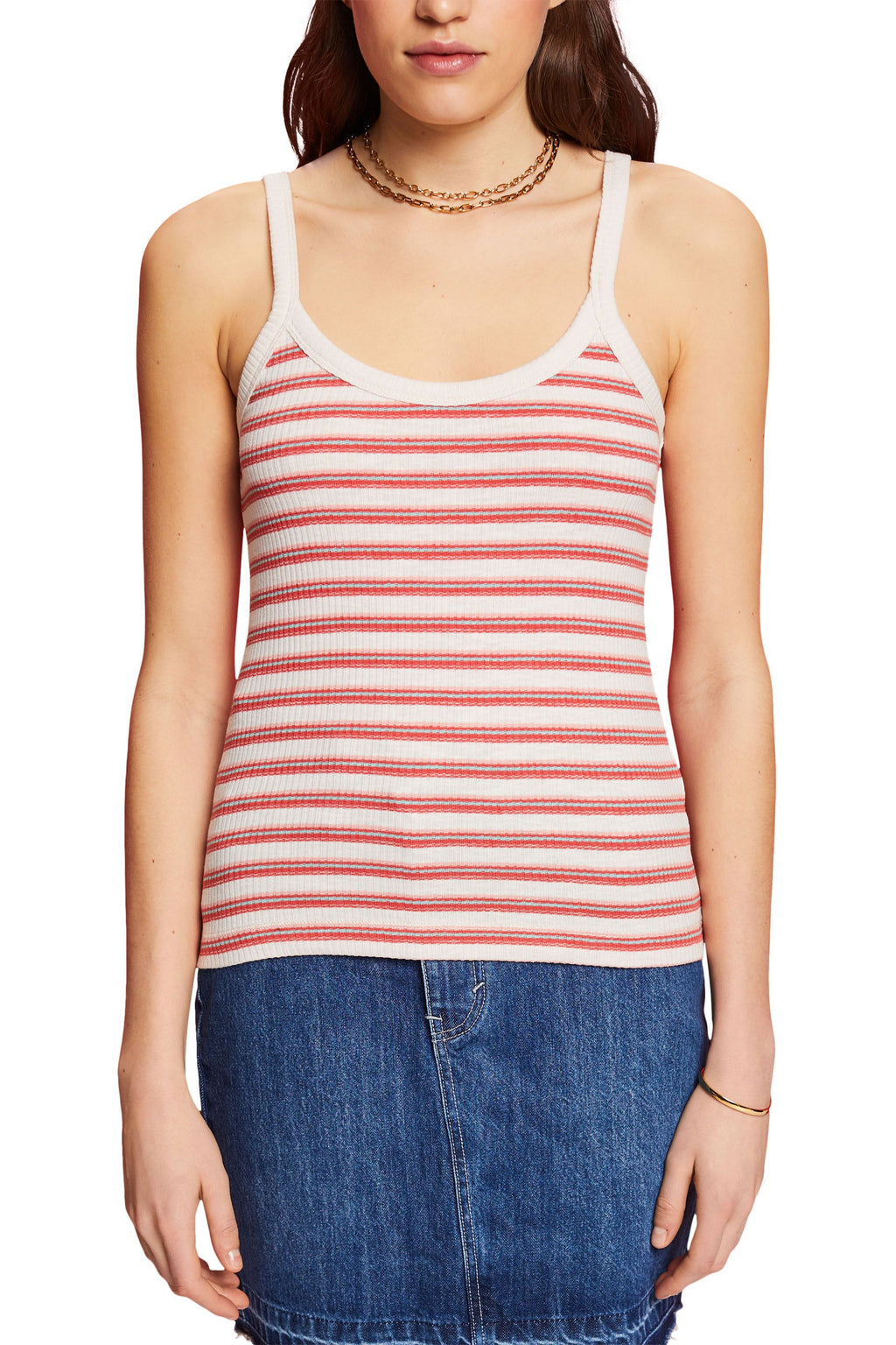 Geripptes Tanktop