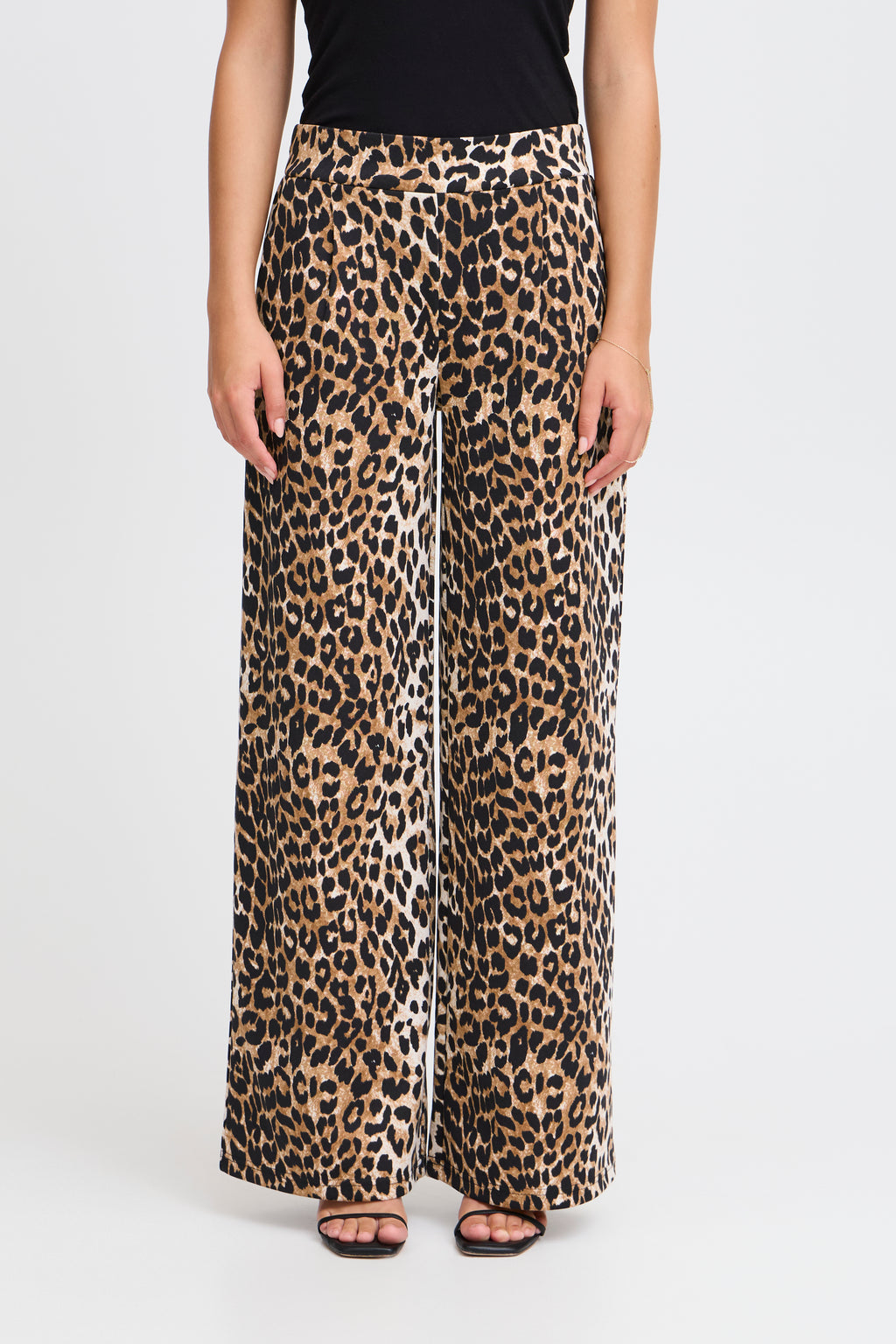 IXKATE LEOP WIDE LONG PANT