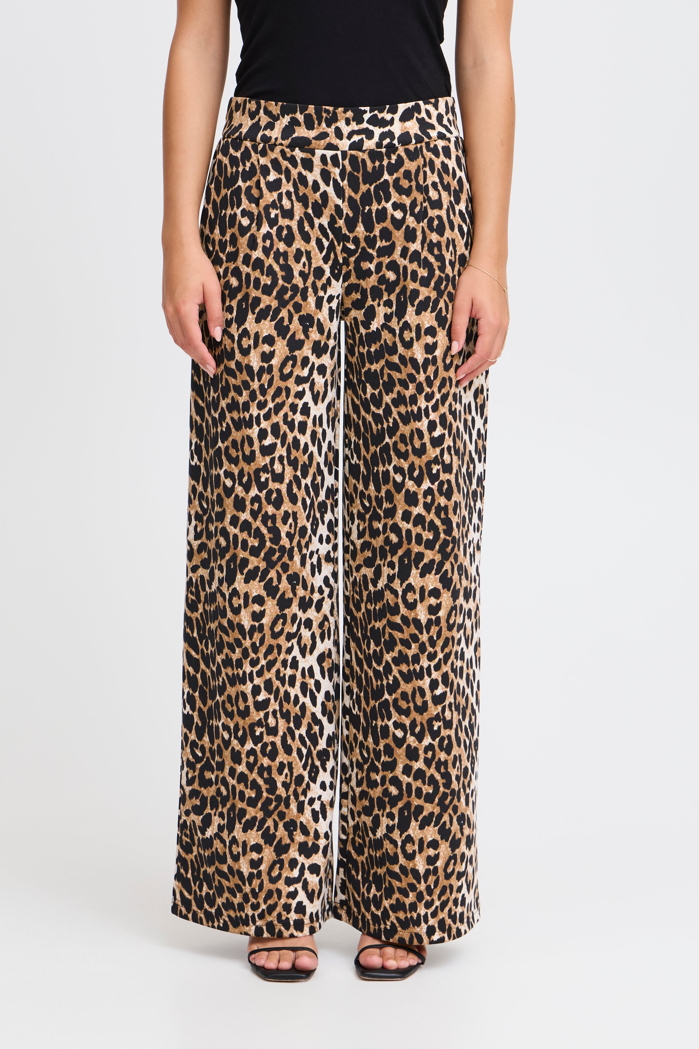IXKATE LEOP WIDE LONG PANT