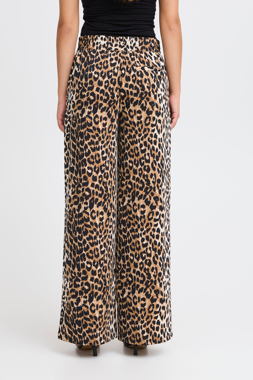IXKATE LEOP WIDE LONG PANT