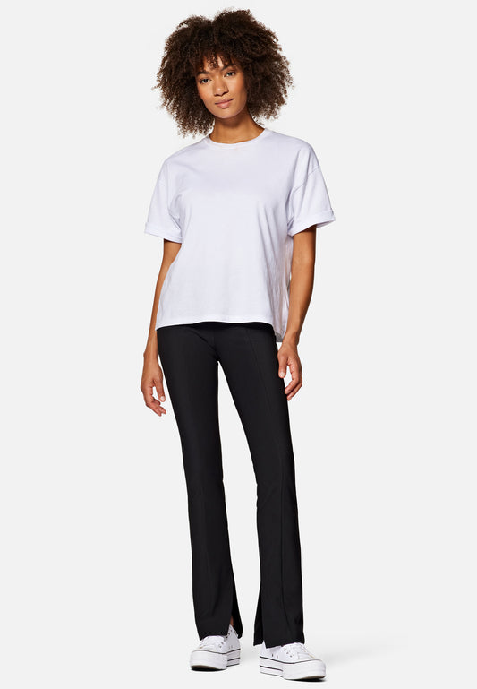 SIDE SLIT KNIT PANTS