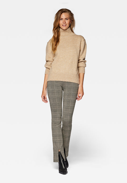 CHECK KNIT PANTS
