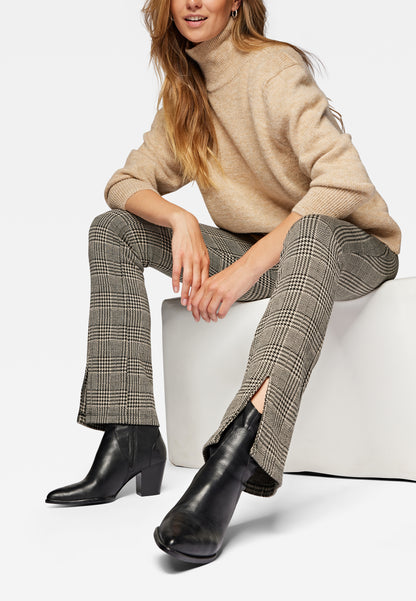CHECK KNIT PANTS