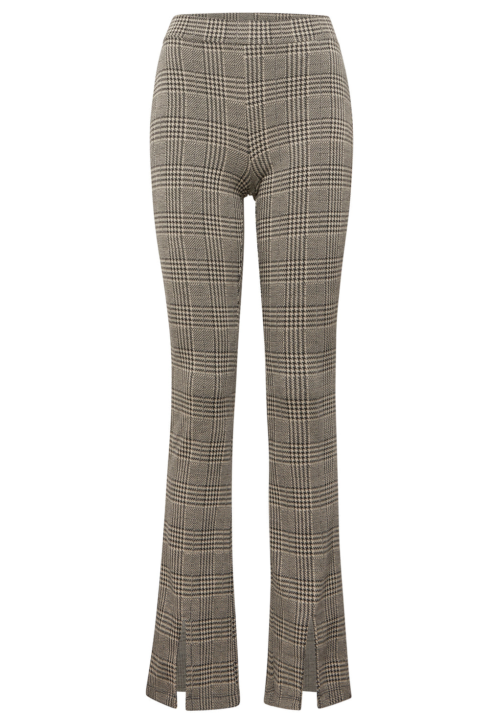 CHECK KNIT PANTS
