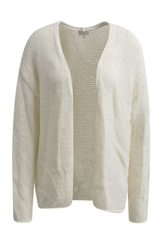 open cardigan with 1/1 sleeves