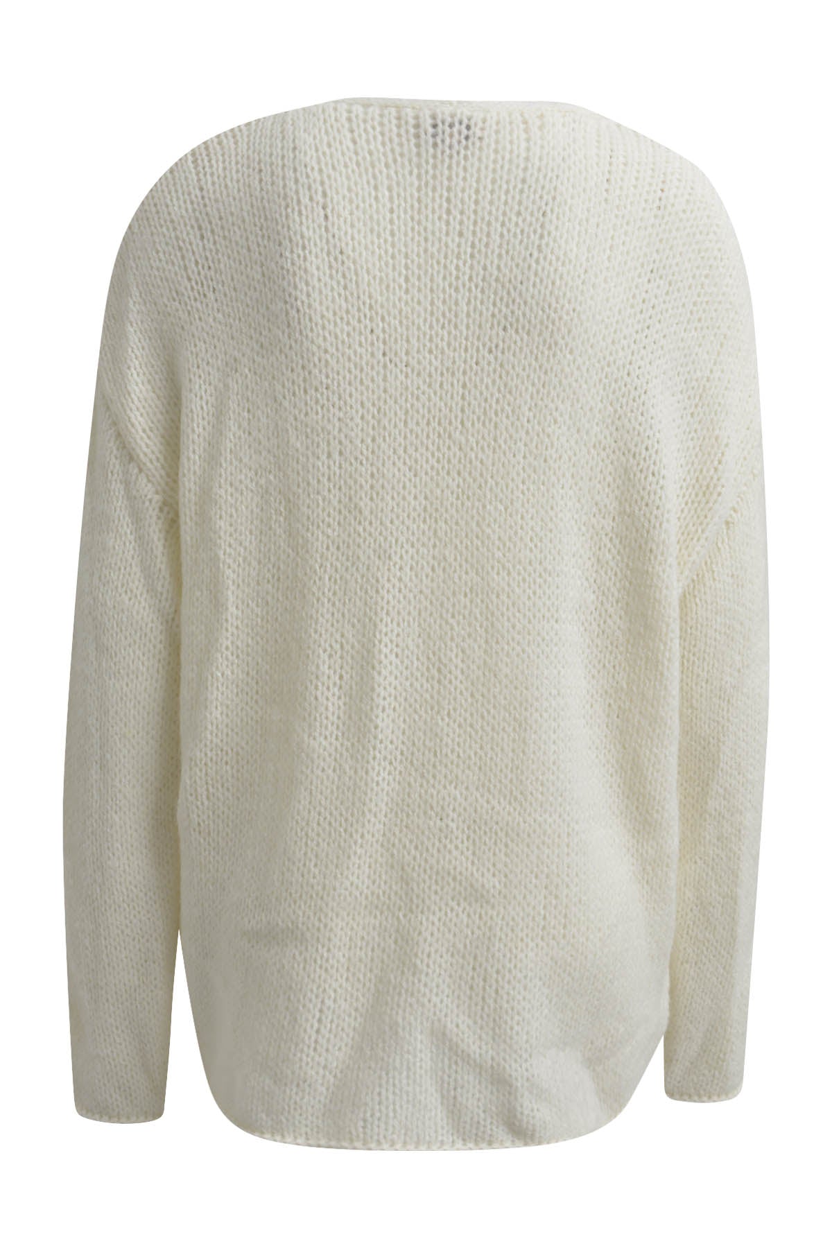 open cardigan with 1/1 sleeves