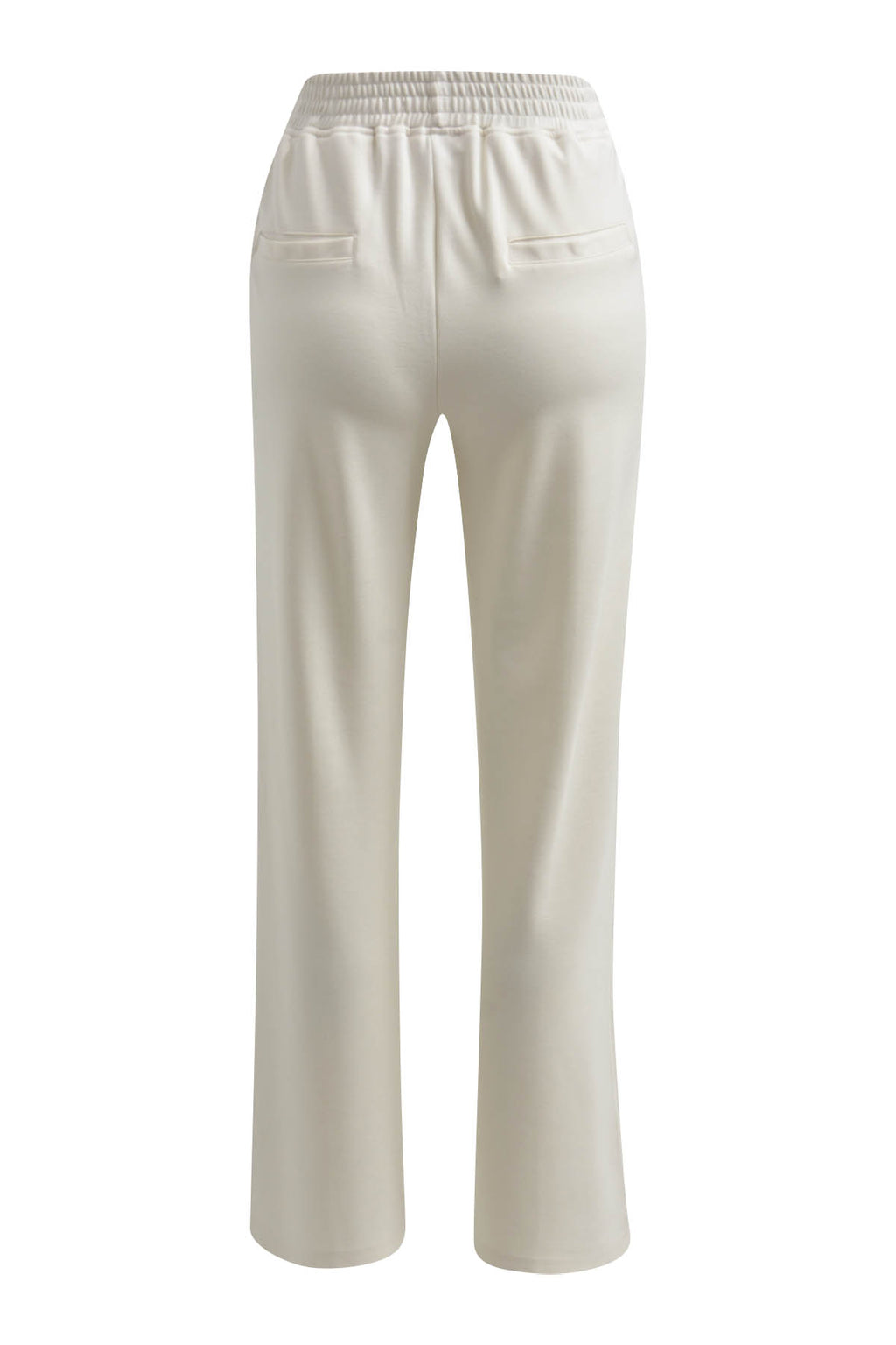 wideleg pants with elastic at back waist and french pockets