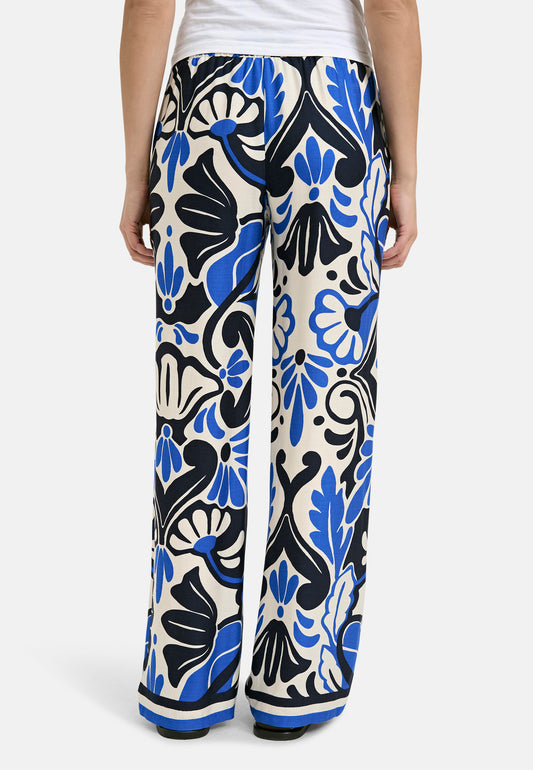 wideleg pants with elastic waist