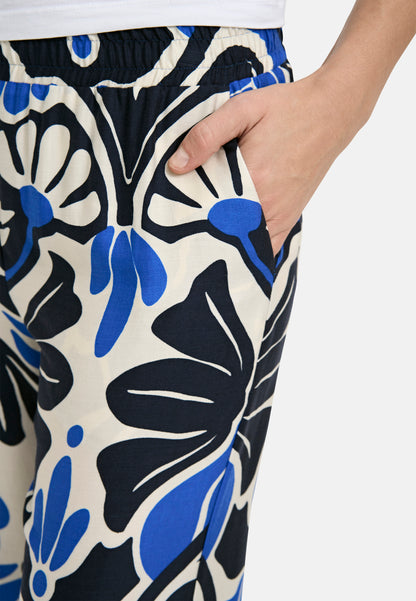 wideleg pants with elastic waist