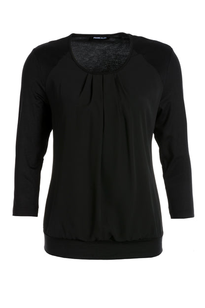 Blusenshirt NOS mit doppeltem Vorderteil