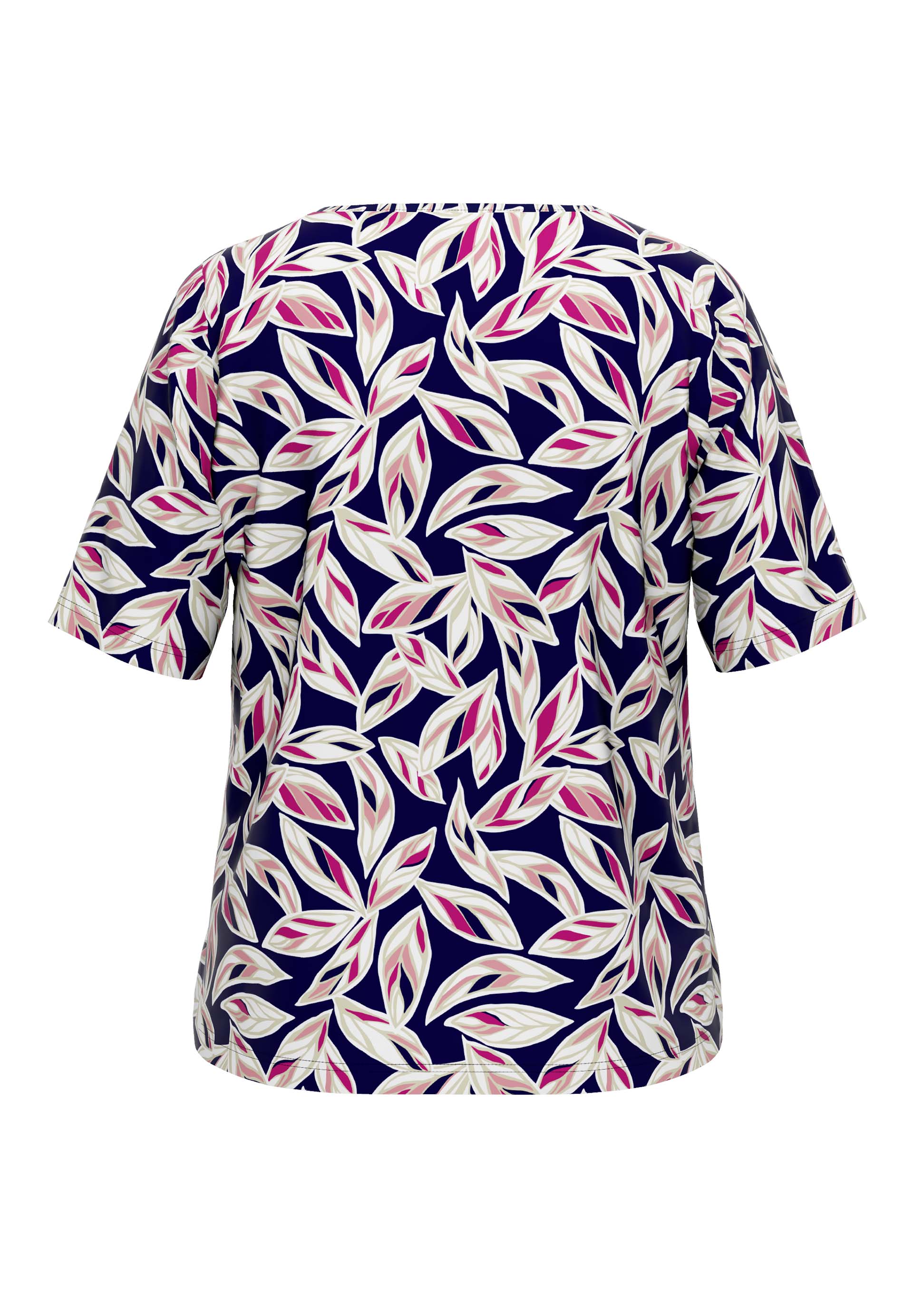 Shirt NOS mit Blätterdessin