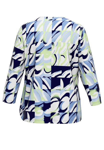 Blusenshirt NOS mit ansprechendem Dessin