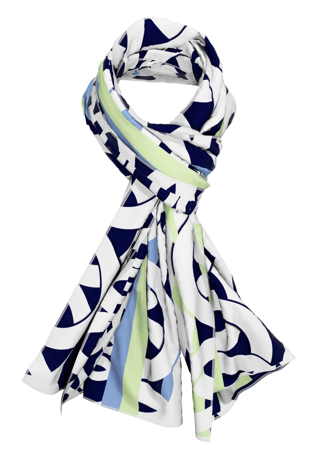 Tuch NOS mit ansprechendem graphischen Muster