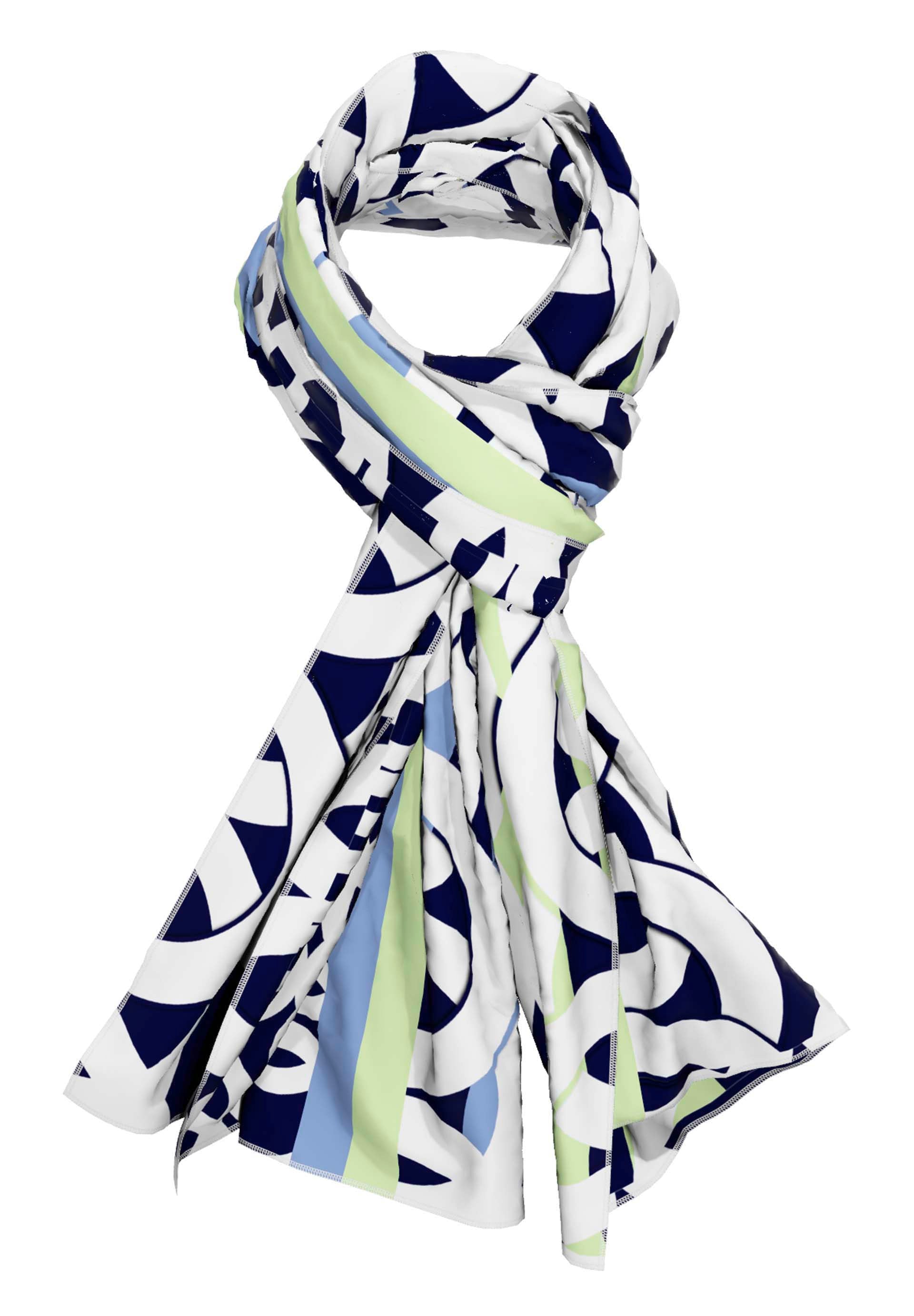 Tuch NOS mit ansprechendem graphischen Muster