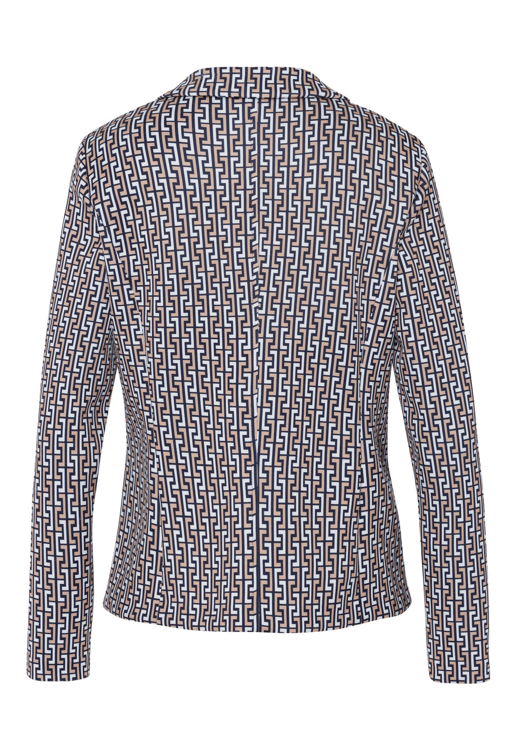 Reversblazer ELEMENTS mit auffälligem Print