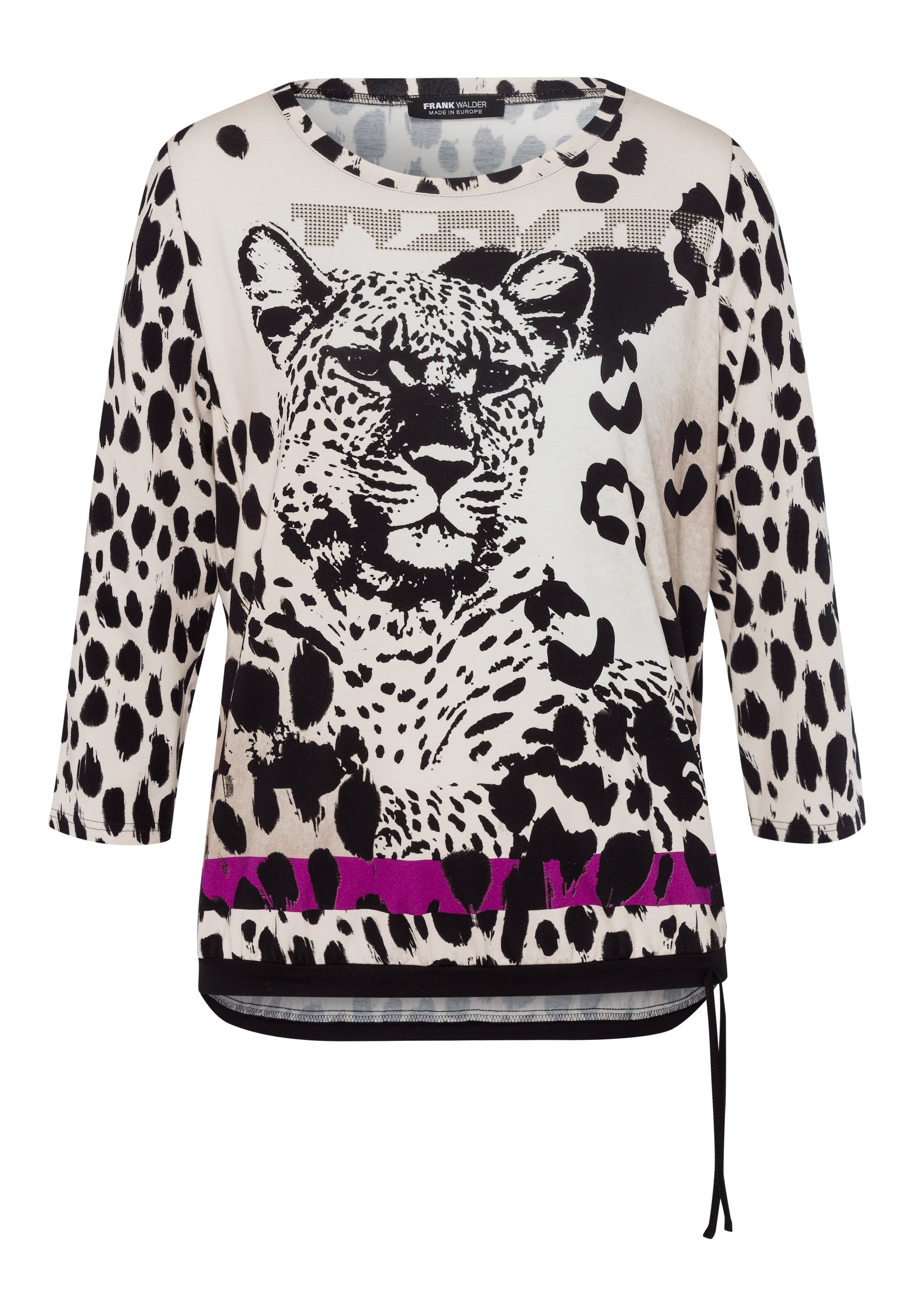 Shirt FRENCH FUCHSIA GLAM mit tollem Animalprint