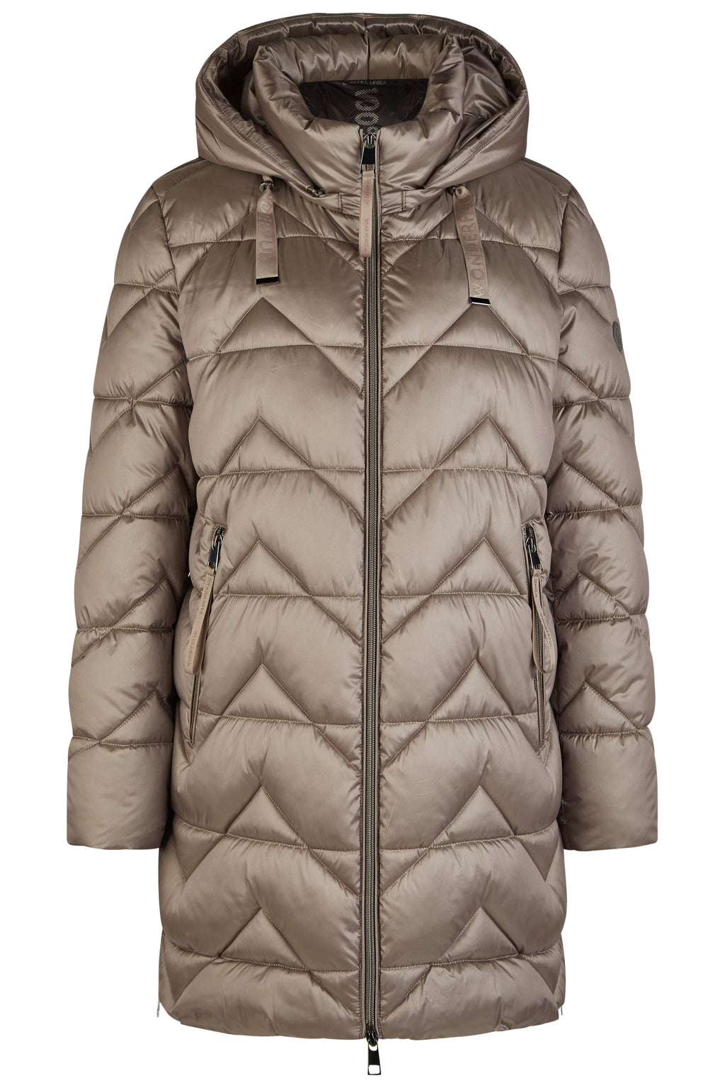 Kurzmantel Down Free mit Kapuze