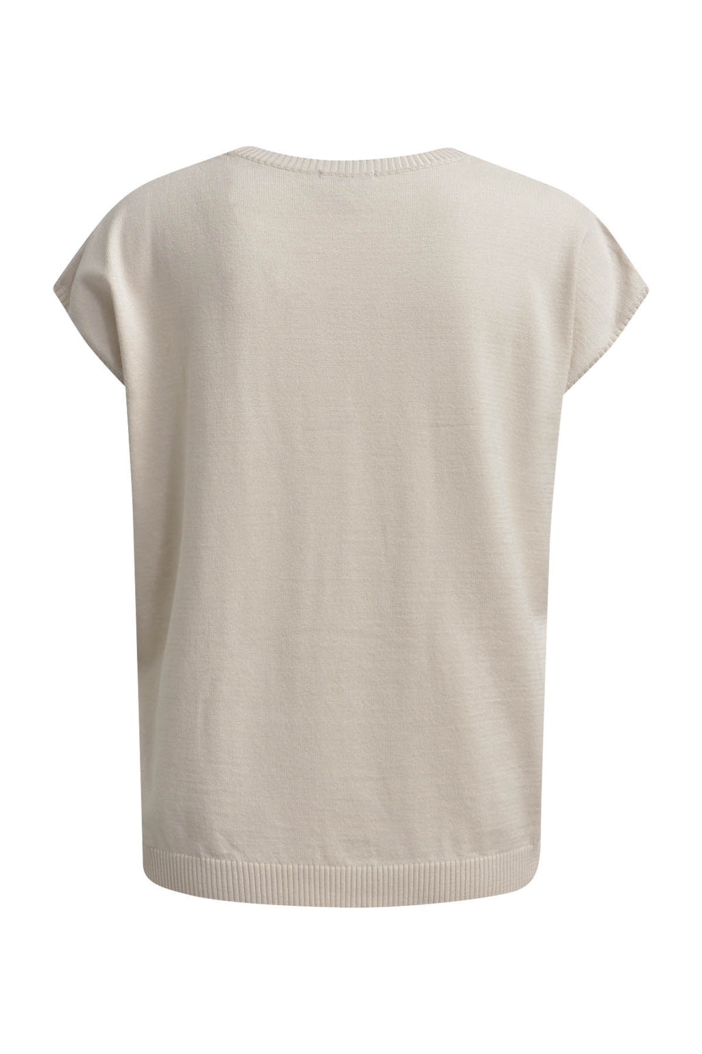 knitted top with roundneck