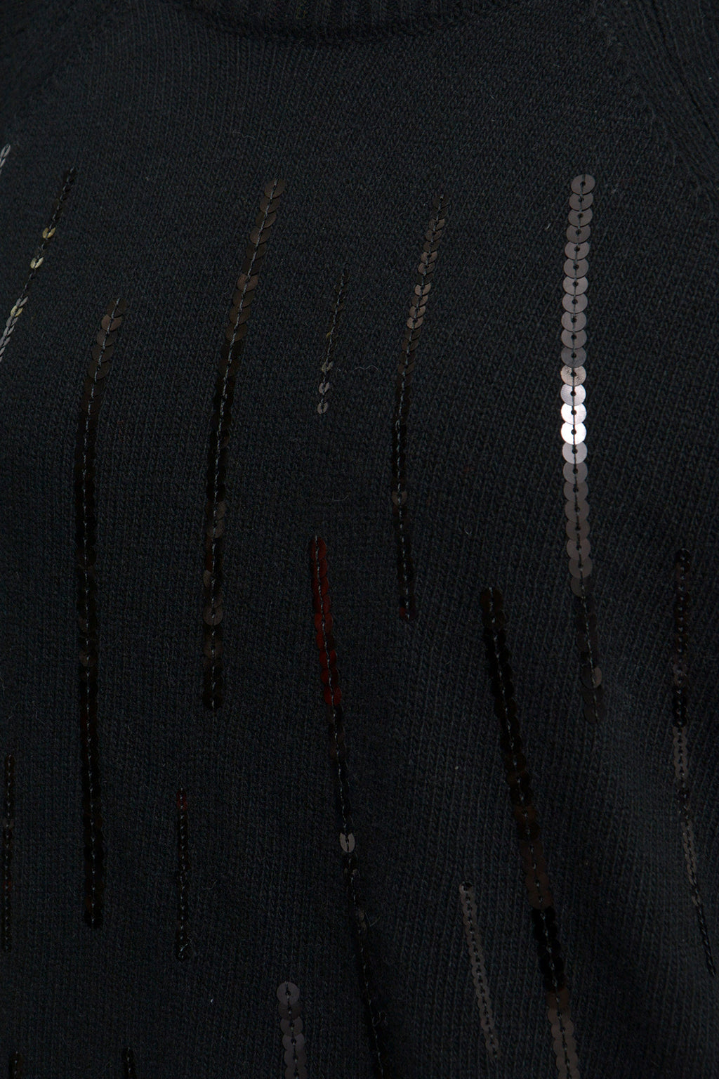 Pullover w turtleneck, oversized shoulder, wide 1/1 sleeves + seq