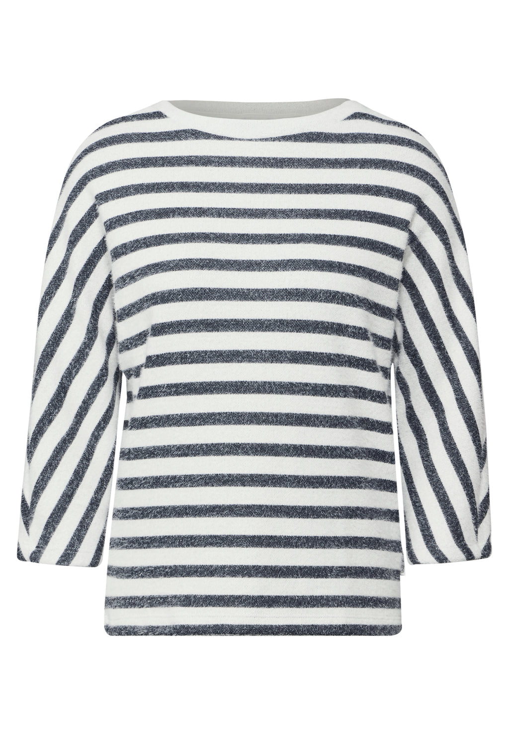 Gestreiftes Federgarn Shirt