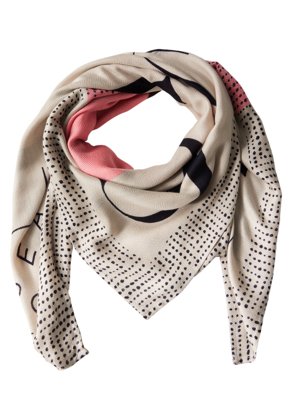 Strukturtuch mit Print