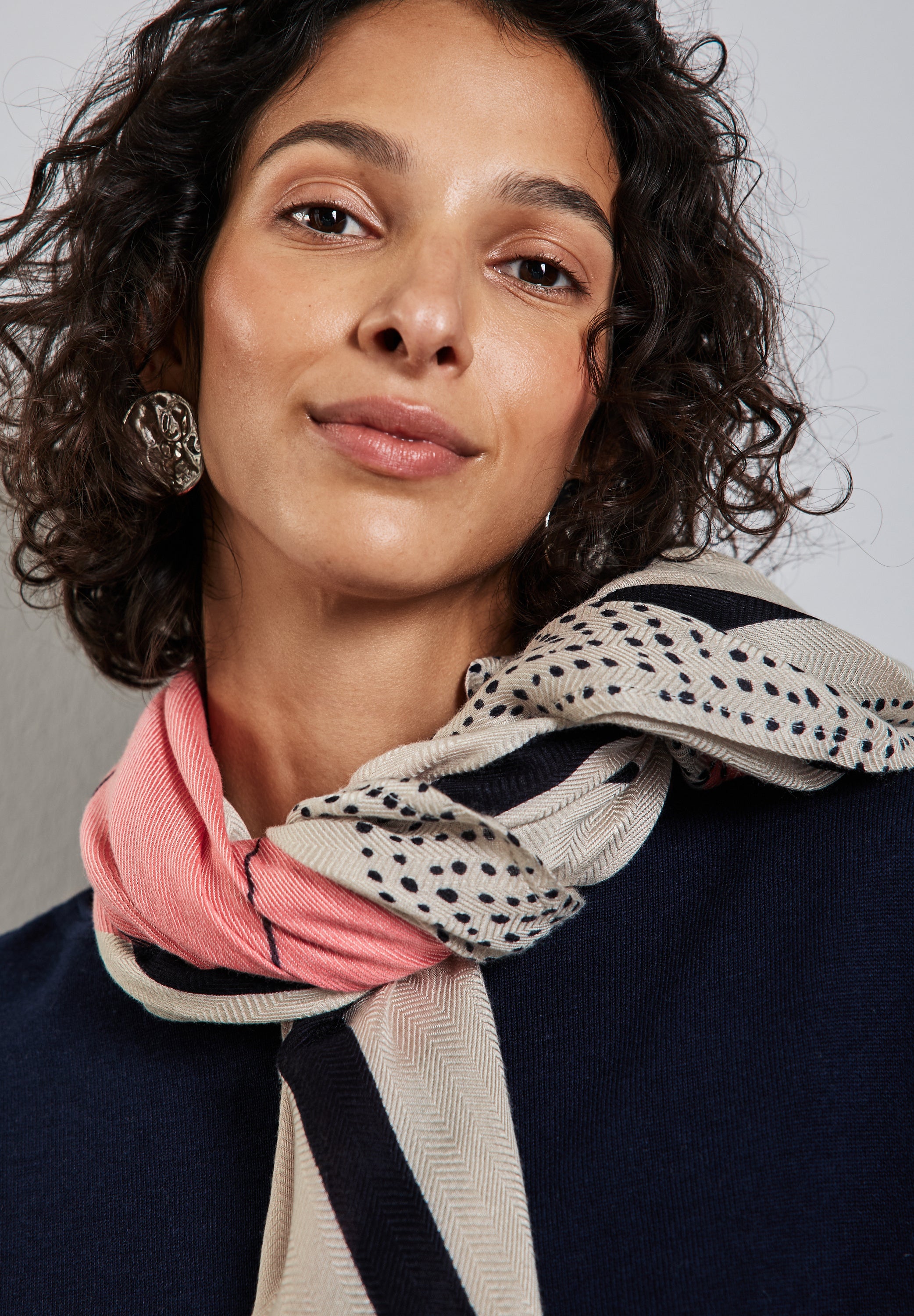 Strukturtuch mit Print