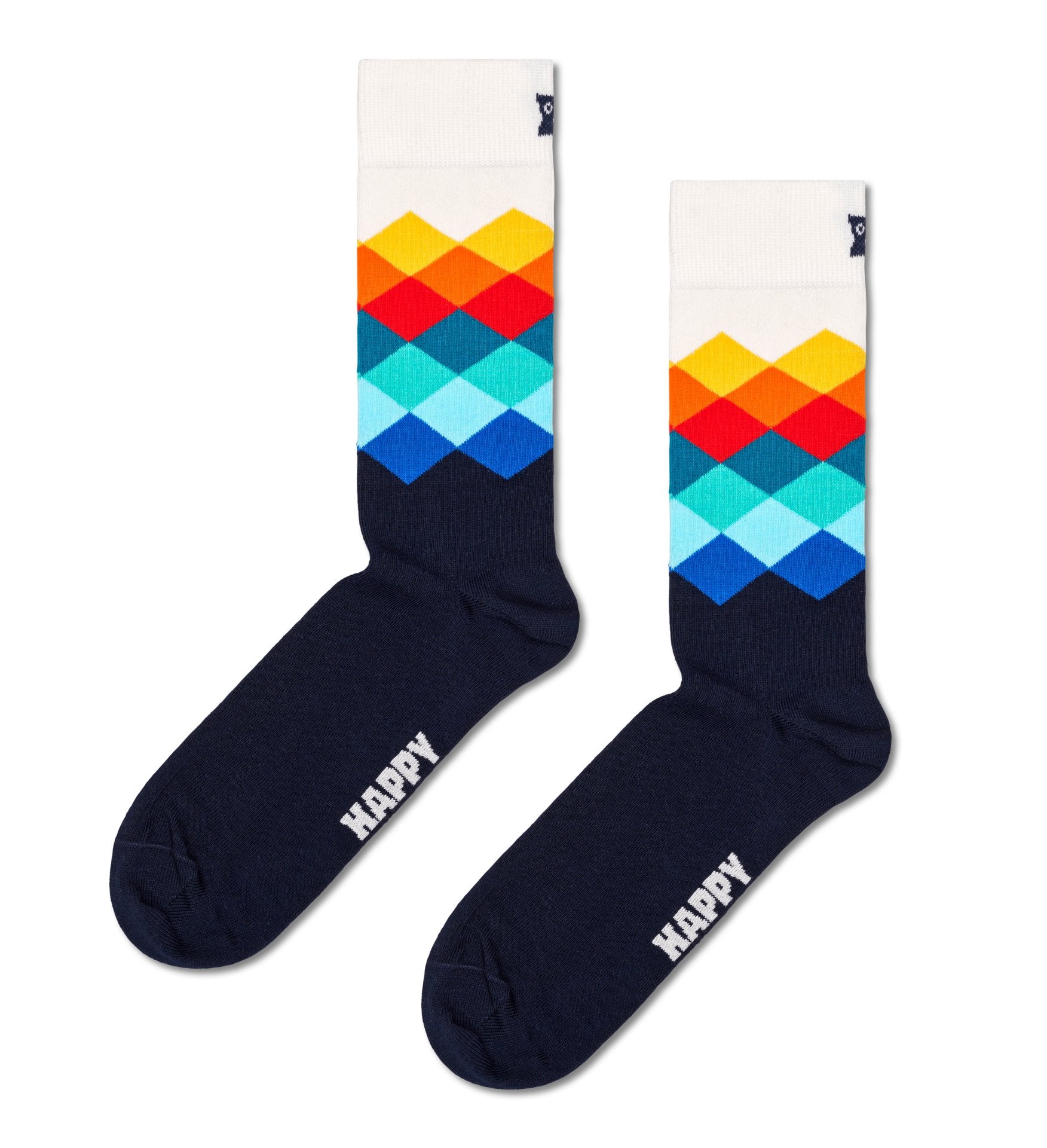 Faded Diamond Sock