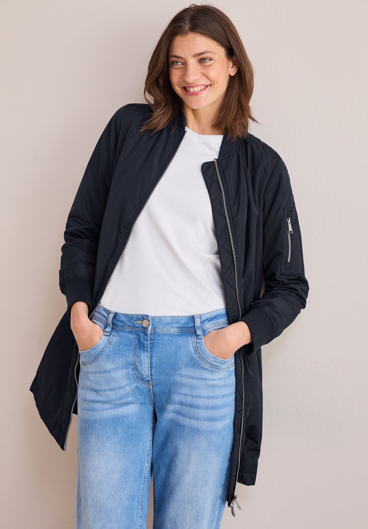 Langer Blouson