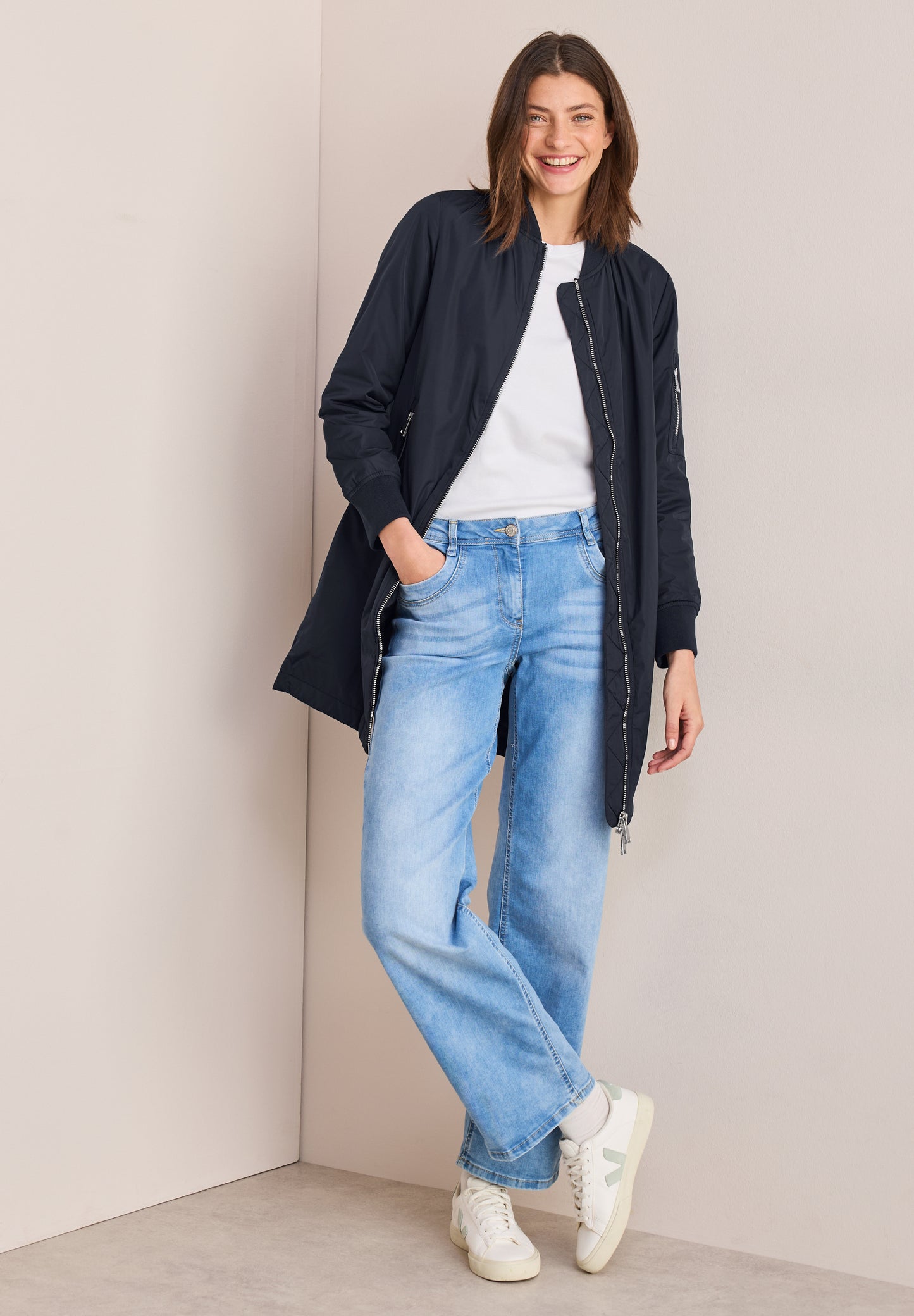 Langer Blouson