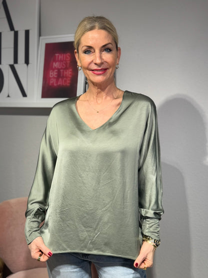 Da. Bluse V-neck