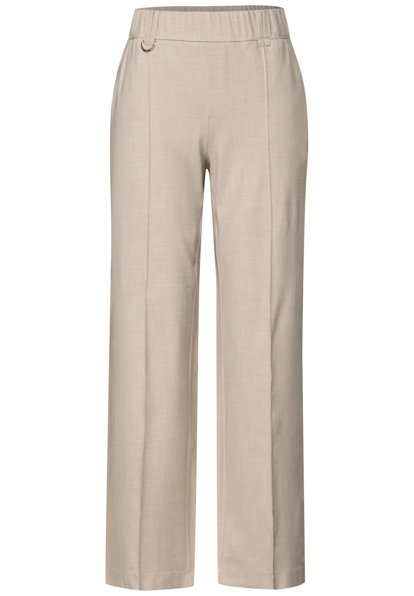Straight Leg Melange-Hose