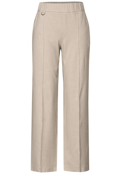 Straight Leg Melange-Hose